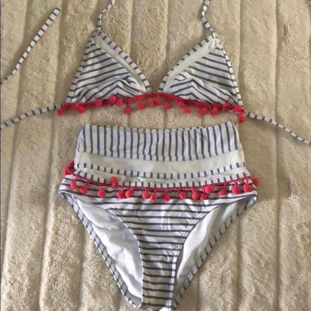 High Waisted Two Piece Bikini